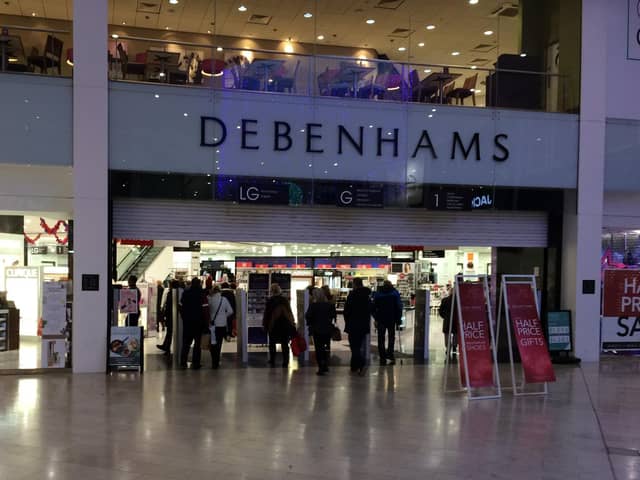 The Debenhams store closed in May