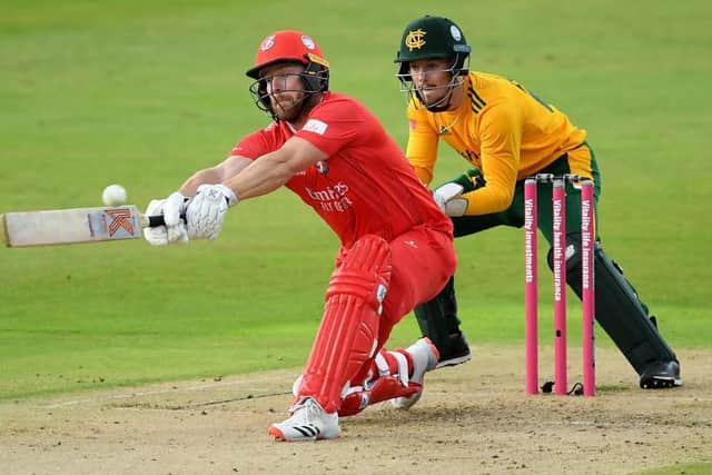 Steven Croft did his utmost to keep Lancashire moving at Northamptonshire