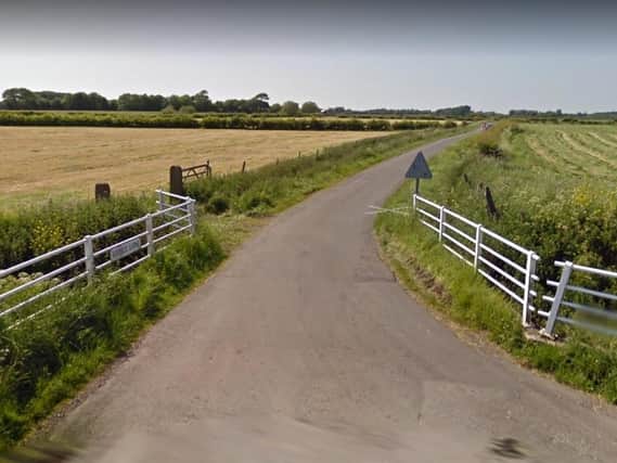 Lodge Lane where the van crashed in the early hours.