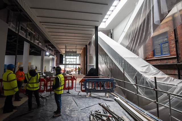 Worker on the site