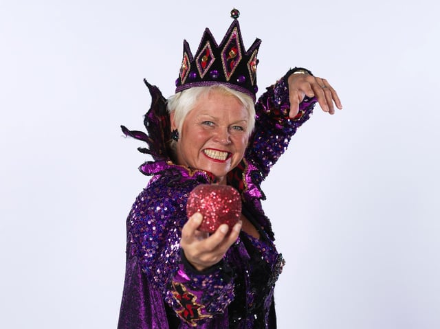 Actress Vicky Entwistle reprises her role as the Wicked Queen in Snow White and the Seven Dwarfs at Blackpool Grand Theatre