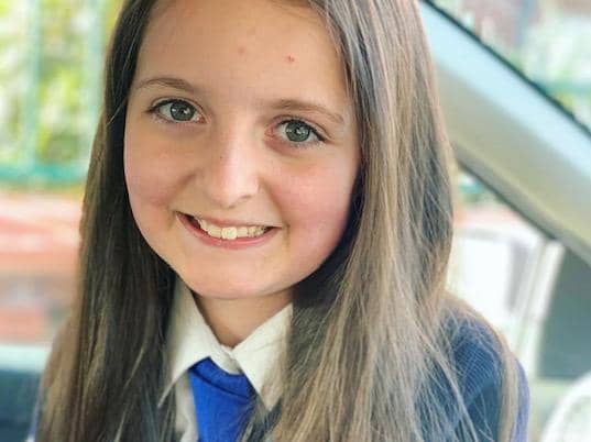 Evie Marshall, nine, from Staining Primary School was inspired to support The Little Princess Trust