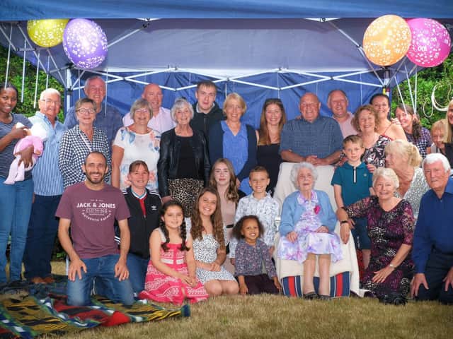 Ivy Stother celebrated her 100th birthday with family