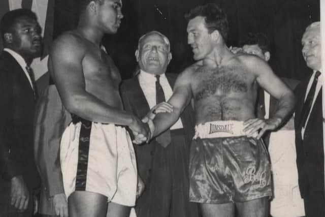 Brian with boxing legend Muhammed Ali in 1966