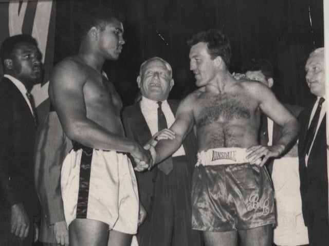 Brian with boxing legend Muhammed Ali in 1966