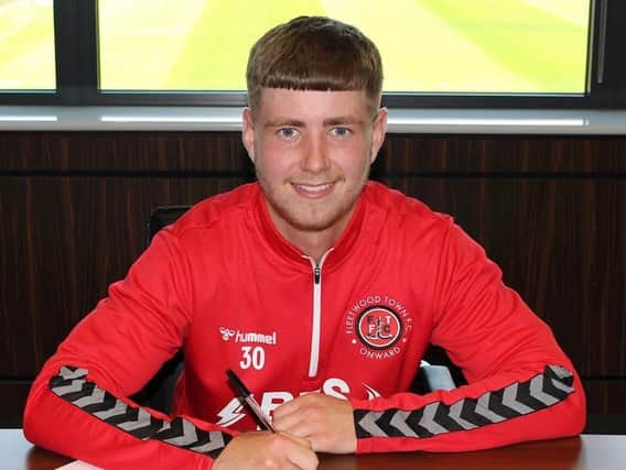 Barry Baggley has signed a new two-year-deal at Fleetwood Town. Credit: FTFC.