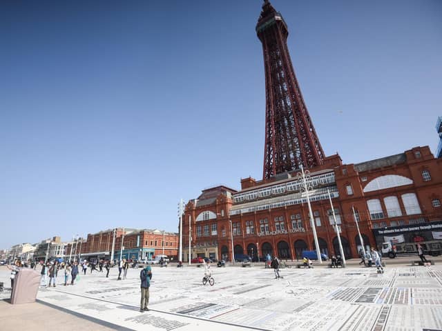 It's going to be a wet weekend in Blackpool as England faces off against Ukraine in the Euros quarter-final match on Saturday.