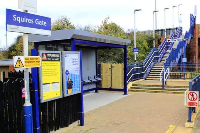 The current only access to Squires Gate station