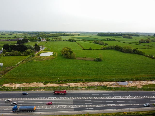 Roadworks on the A 585