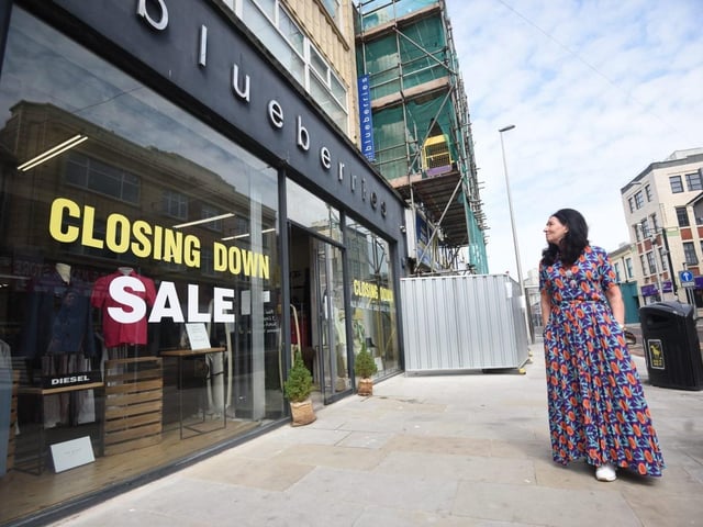 Sarah McConville is set to close the doors on her designer clothes shop Blueberries in topping Street in August