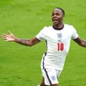 England's top scorer Raheem Sterling