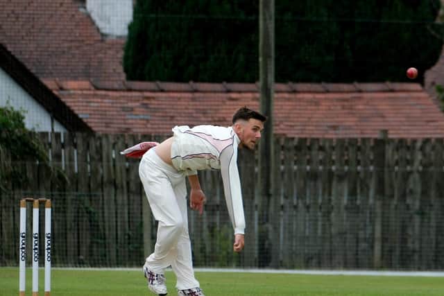 Jamie Thomson played a key part with bat and ball for Blackpool