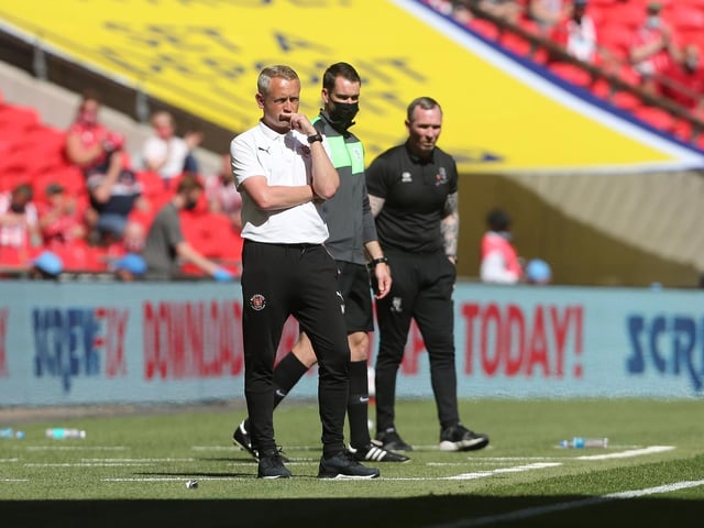 Blackpool head coach Neil Critchley