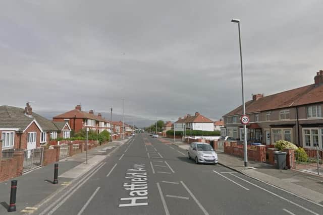 Hatfield Avenue was blocked between Broadway Roundabout and Peel Road following a collision. (Credit: Google)