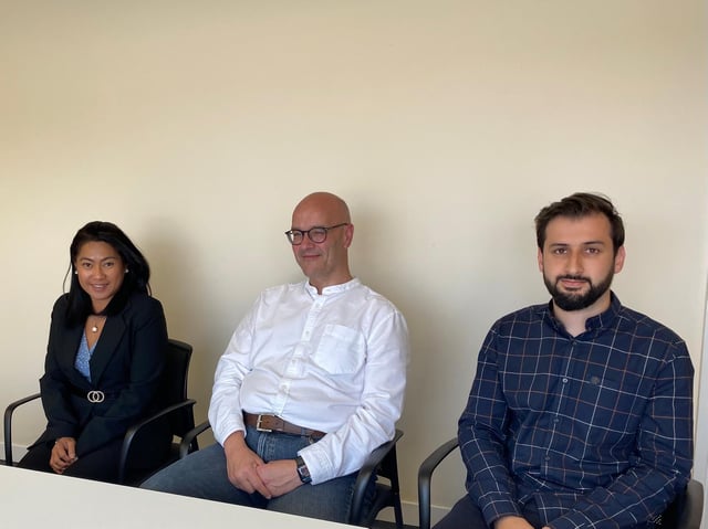 Smart IT of Kirkham has expanded its team frollowing increased demand. Pictured are Caroline Salazar-Atherton, Joch Robinson and Lee Garner