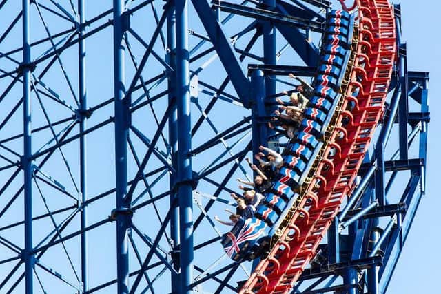 'The Big One' was the tallest and steepest roller coaster in the world when it opened in 1994. (Photo by David P Howard)