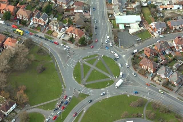 Plymouth Road roundabout in Layton