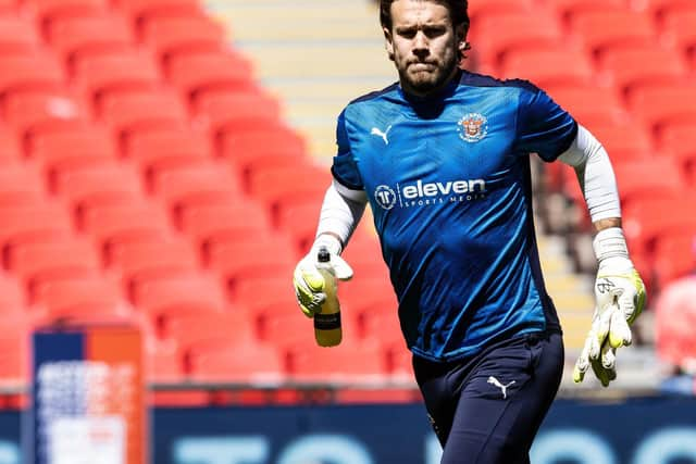 Chris Maxwell was delighted to have some Blackpool fans back for their last two games