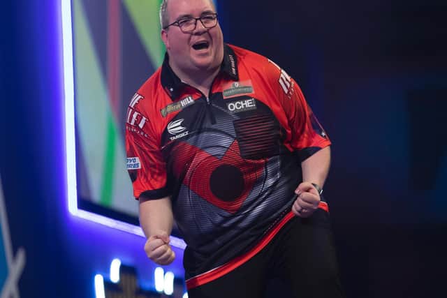 Stephen Bunting defeated World Matchplay champion Dimitri Van den Bergh in the Players' Championship final in Coventry