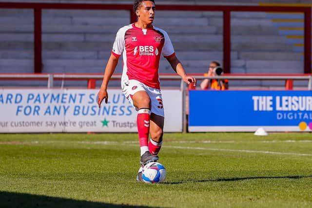 Defender James Hill is among the successful graduates from Stephen Crainey's development squad at Fleetwood Town