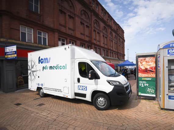 The vaccine van is back in Blackpool this week