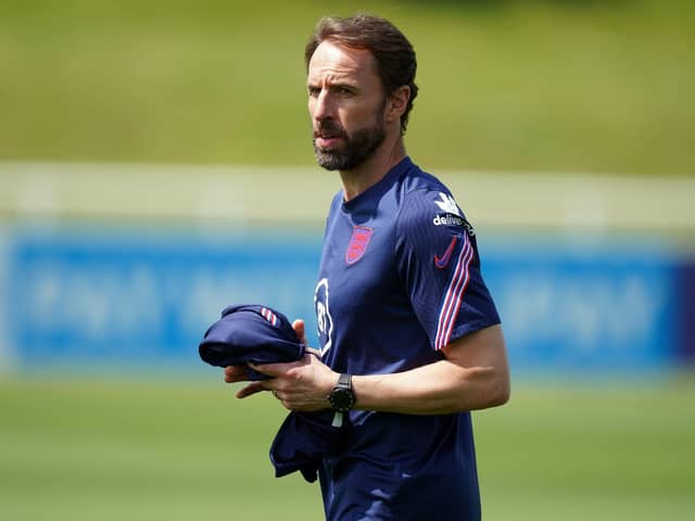Gareth Southgate back on the England training ground plotting a final push for glory against Italy