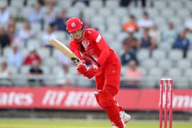 Finn Allen led Lancashire's run chase against Northamptonshire last night