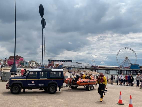 Blackpool RNLI were involved in a rescue this afternoon