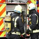 Two fire engines from Blackpool attended the scene in Teal Court.