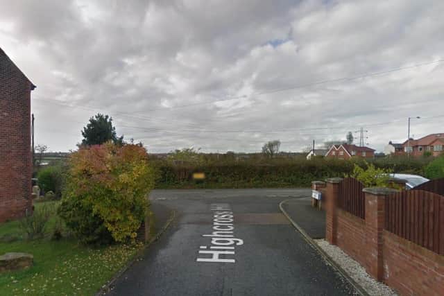 Fire crews from Blackpool responded to an incident in a field near Highcross Hill, Poulton-le-Fylde. (Credit: Google)