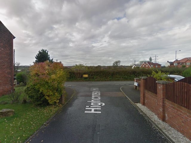Fire crews from Blackpool responded to an incident in a field near Highcross Hill, Poulton-le-Fylde. (Credit: Google)