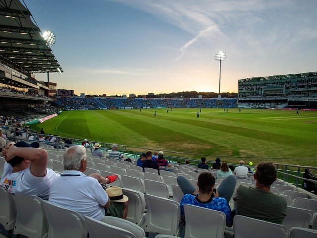 A wet outfield at Emerald Headingley brought the Roses match to a premature end