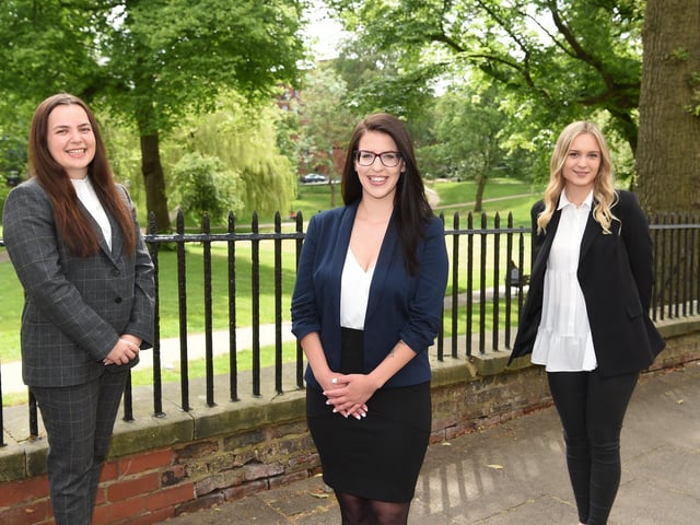 Three new faces at Harrison Drury in Preston. Jessica Woodman, Janka Ballo and Paulina Grysakowska