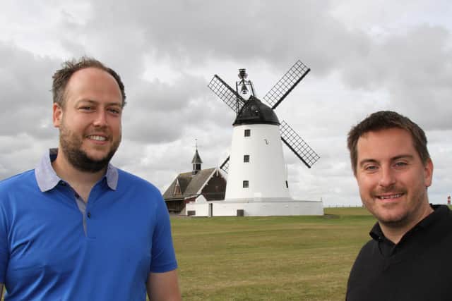 Daniel Cuffe (left) and Peter Taylor from Cuffe and Taylor at Lytham Green
