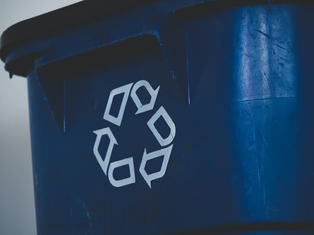 Blue recycling bin collections have been affected by staff self-isolation numbers in Thornton today.