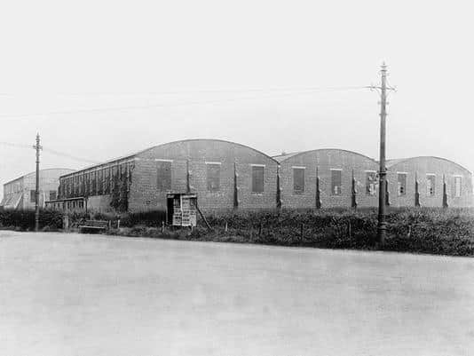 Above and left: Images of the old Lytham site was where the flying boats were built by Dick Kerr and Co and English Electric. Photo: BAE SYSTEMS