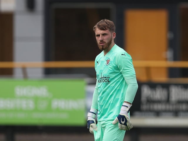 Daniel Grimshaw made his first Blackpool appearance at Southport last weekend