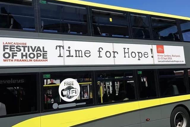 The bus adverts which caused the controversy