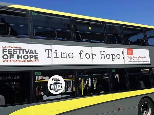 The bus adverts which caused the controversy