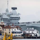 The aircraft carrier Queen Elizabeth is on exercises with allied countries in the Far East