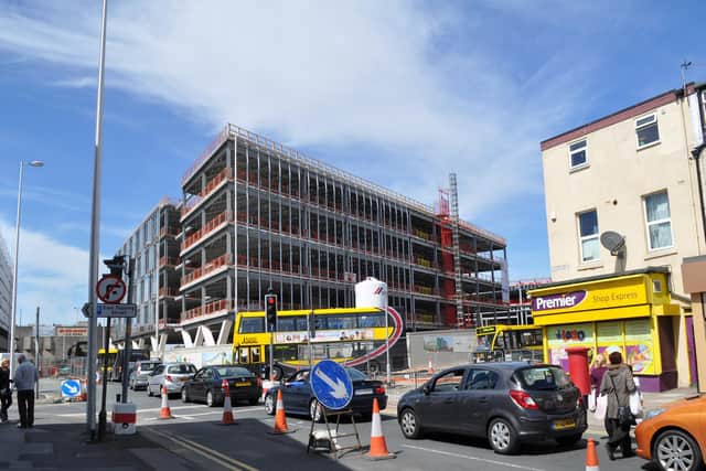 Work well underway to construct the buildings at Talbot Gateway. Photo: Juliette Gregson
