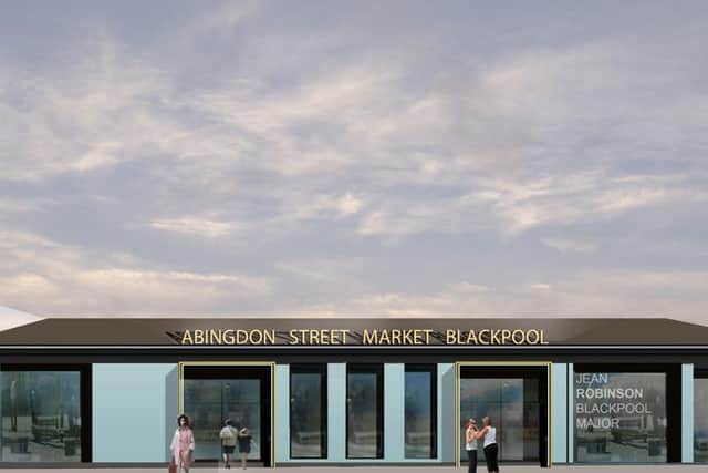 Image showing what the new Cedar Square entrance to the market will look like