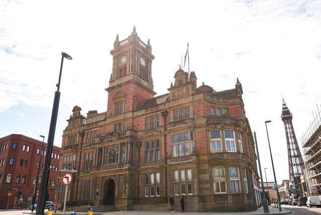 Blackpool Town Hall.