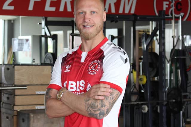 Fleetwood Town summer signing Tom Clarke Picture: Fleetwood Town