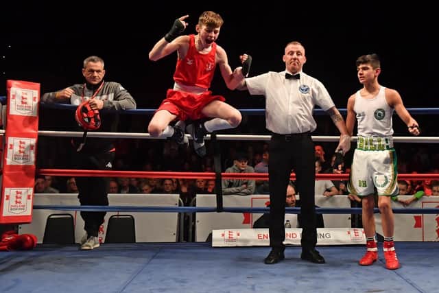 Tributes have been made to the promising young boxer (left) who was ranked England's No. 1 and had won five national championships and six international titles. Pic credit: Andy Chubb