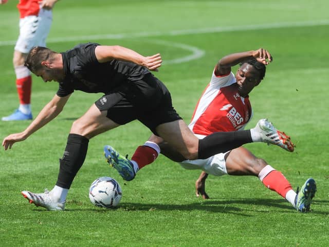 Jay Matete was among the starters for Fleetwood Town at St Johnstone