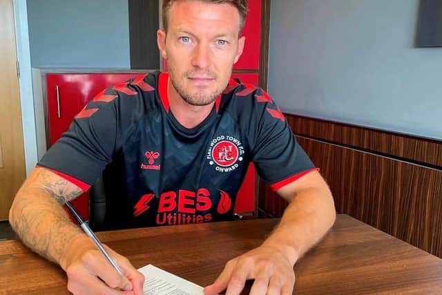 Anthony Pilkington joined Fleetwood Town earlier this month Picture: Fleetwood Town