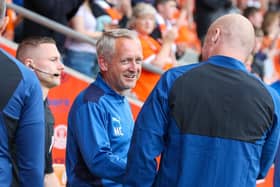 Neil Critchley seized his chance to pick Sean Dyche's brains at Bloomfield Road on Tuesday