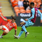 Mitch Clark played the full 90 minutes for Blackpool against Burnley on Tuesday