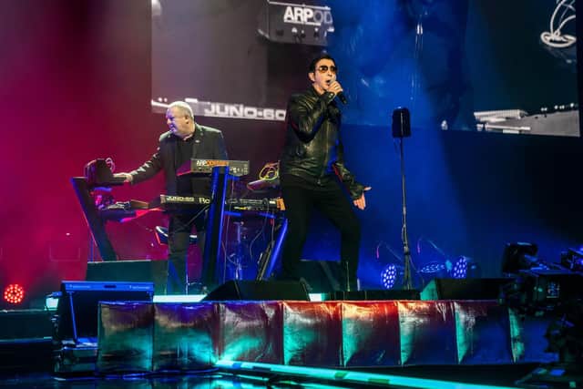 Marc Almond performing with Soft Cell bandmate Dave Ball who grew up in Blackpool